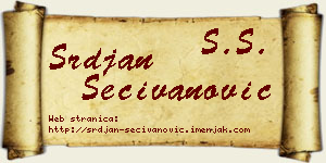 Srđan Sečivanović vizit kartica